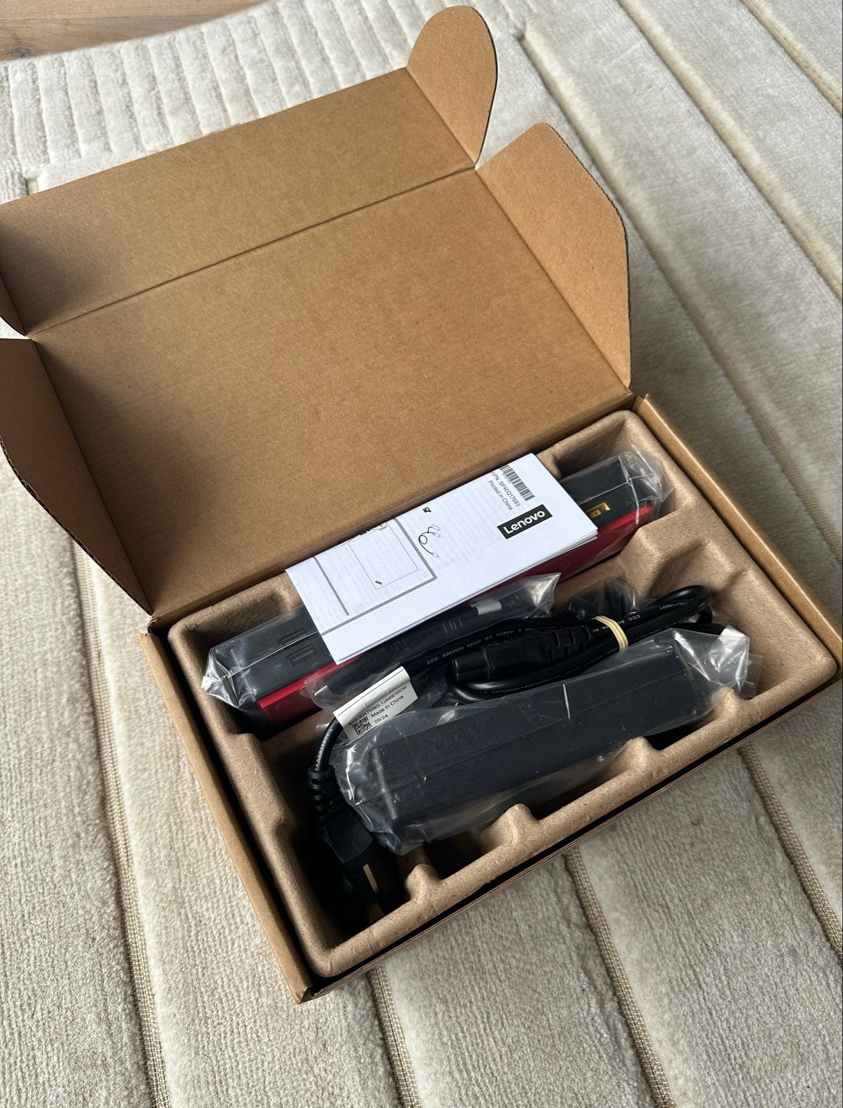 Lenovo ThinkPad Hybride USB C en USB A Docking Station, Computers en Software, Ophalen of Verzenden, Nieuw, Docking station, Laptop