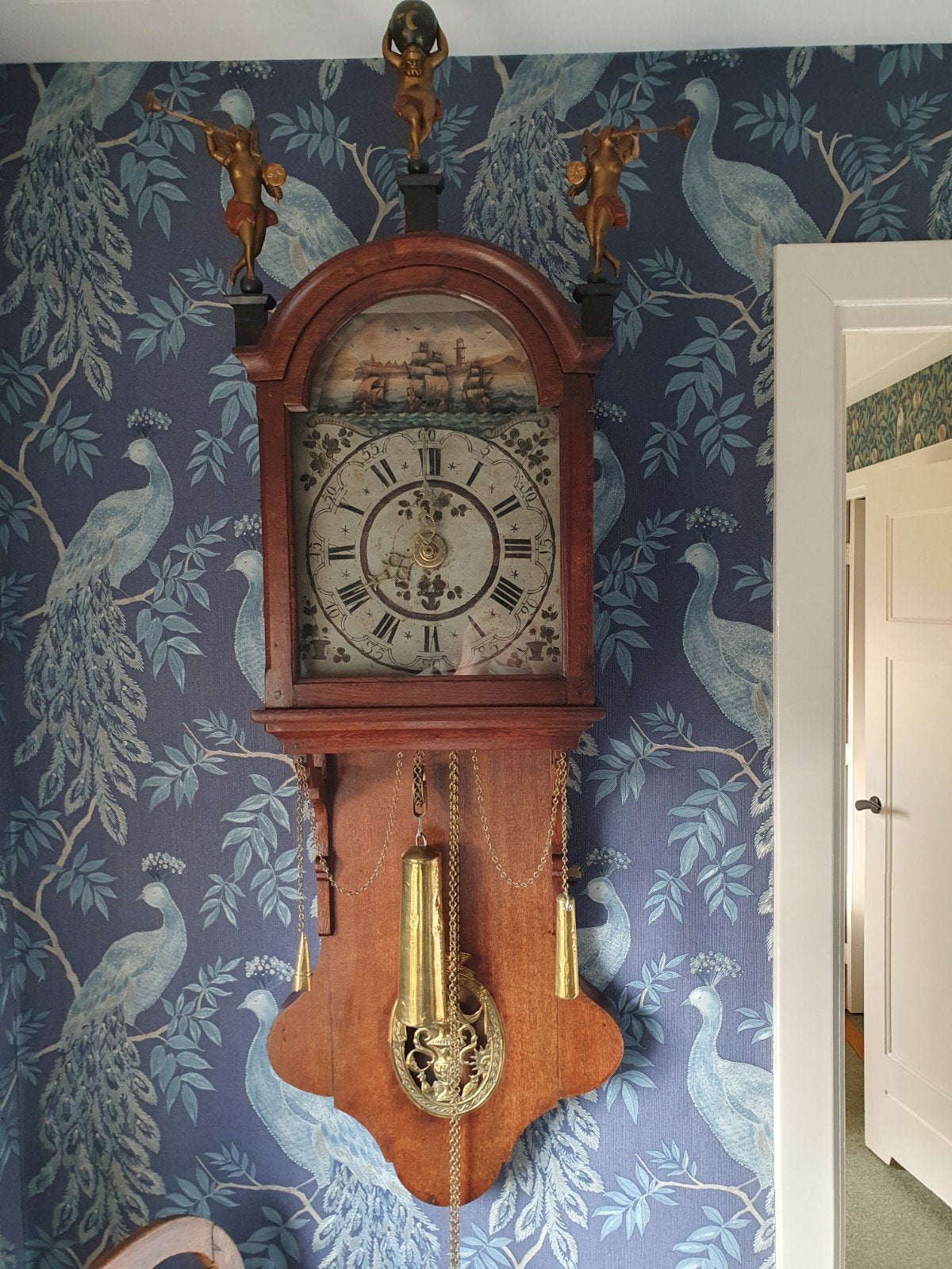 Friese kortstaart met mechaniek, Antiek en Kunst, Ophalen