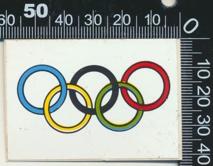 Sticker: Olympische Spelen, Ophalen of Verzenden, Zo goed als nieuw, Sport