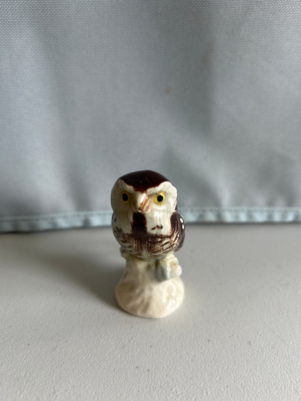 Goebel W. Germany Uil Beeldje - Vintage Keramiek, Verzamelen, Dierenverzamelingen, Zo goed als nieuw, Beeldje of Figuurtje, Vogel