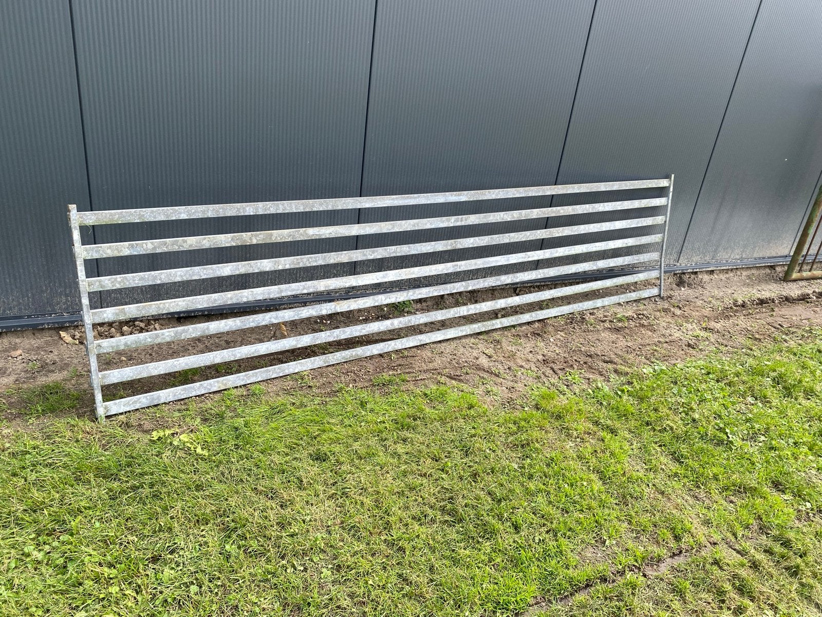 Gegalvaniseerd hekwerk - 3 meter lang, Tuin en Terras, Tuinhekken en Hekwerk, Gebruikt, Overige typen, IJzer, Ophalen