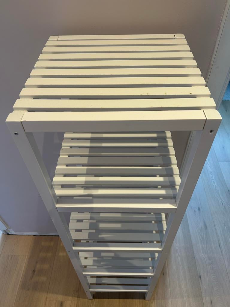 Ikea Muskan stellingkast wit, 37x140 cm, Ophalen, Zo goed als nieuw