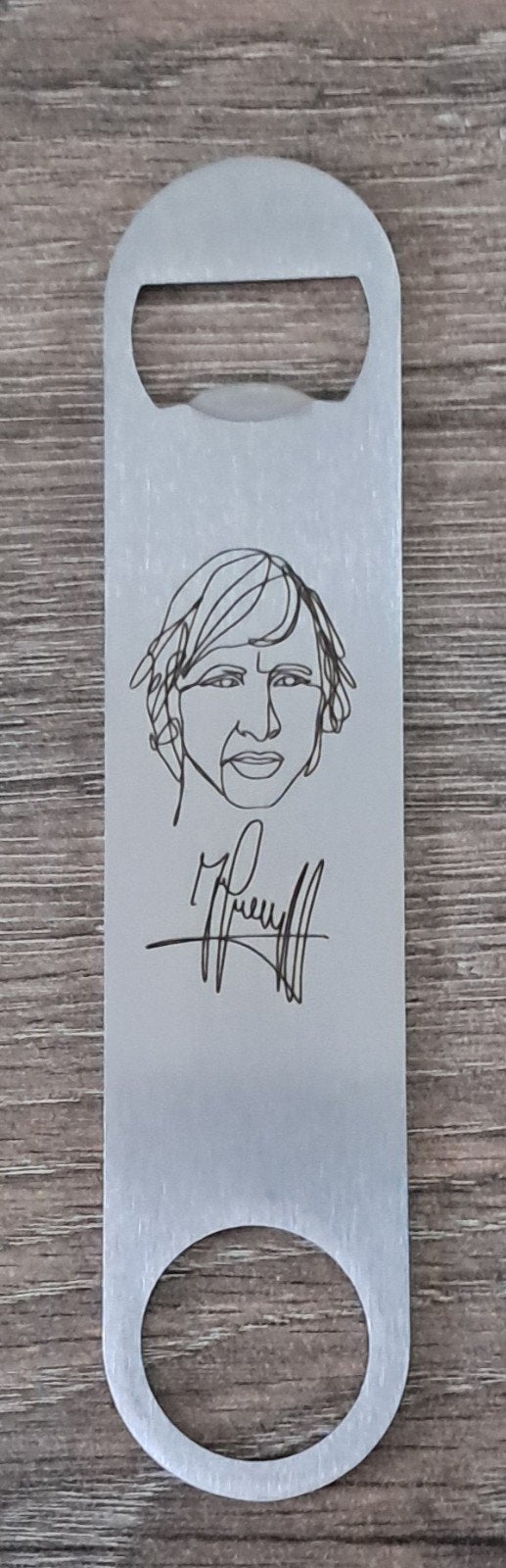 Flessenopener met Cruijff-afbeelding en handtekening, Ophalen of Verzenden, Zo goed als nieuw, Ajax