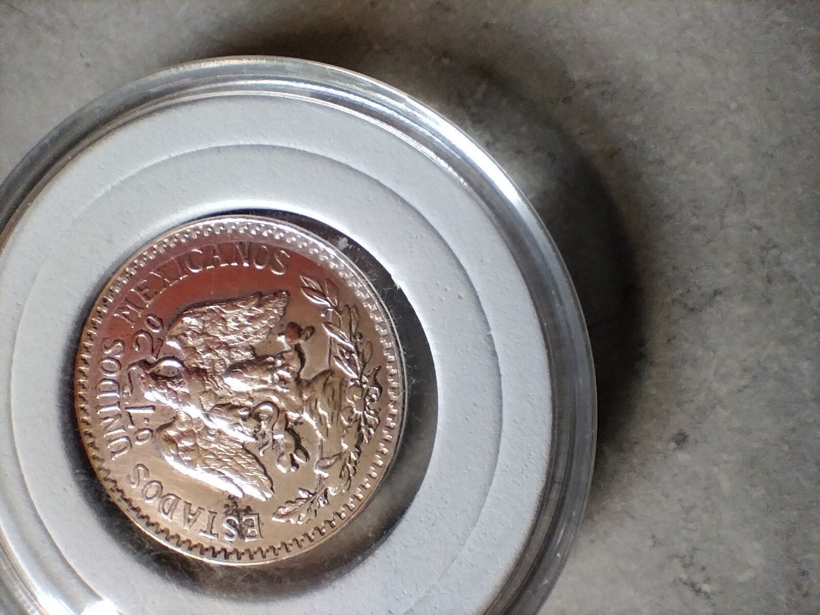 Zilveren Mexicaanse 50 Centavos munt 1945, Ophalen of Verzenden