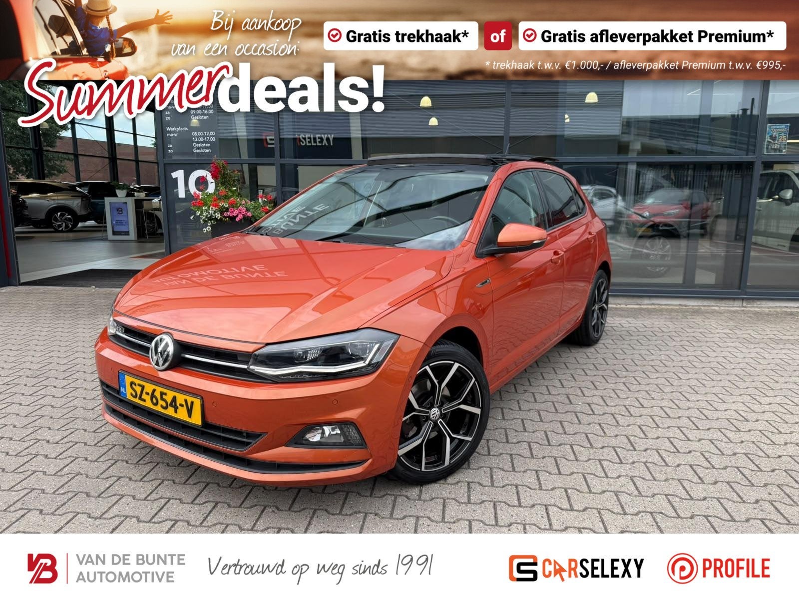 Volkswagen Polo 1.6 TDI R-Line *Schuif-/Kanteldak & ACC*, Auto's, Voorwielaandrijving, Stof, Gebruikt, Origineel Nederlands