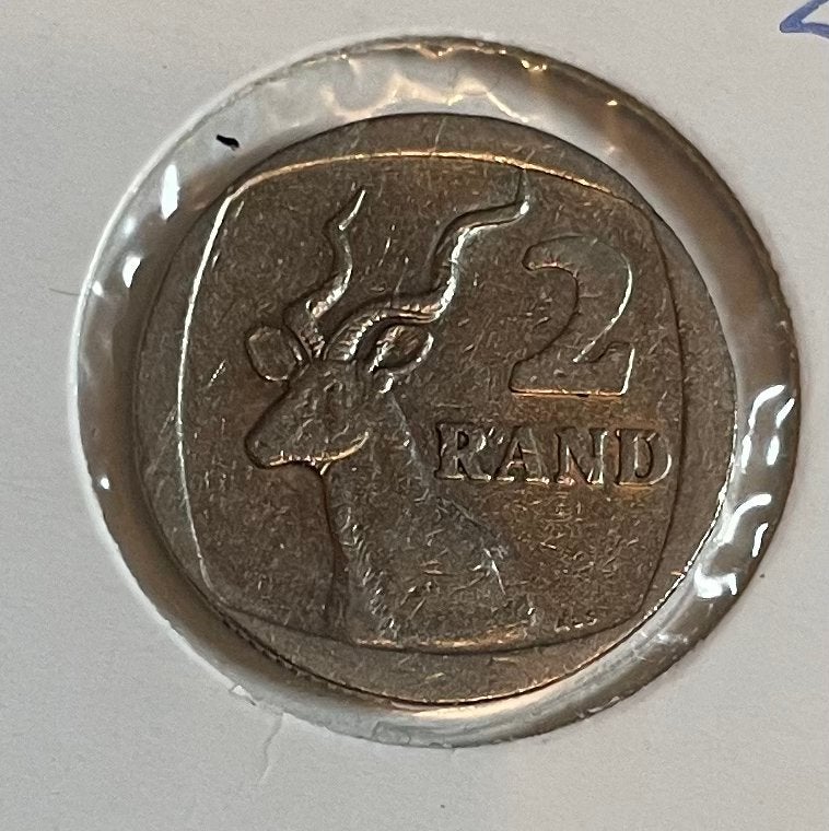 2 rand Zuid Afrika 2002, Ophalen of Verzenden, Zuid-Afrika