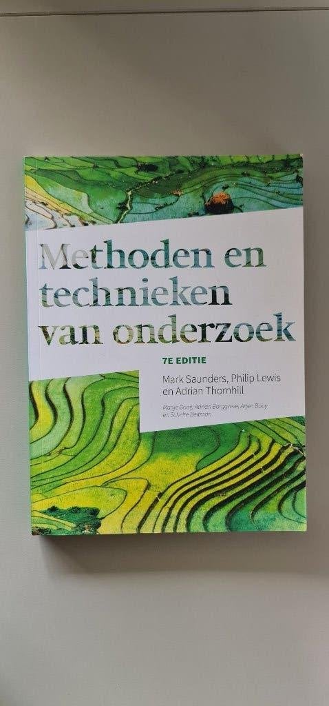 Boek: Methoden en technieken van onderzoek (7e editie), Ophalen of Verzenden, Beta, Zo goed als nieuw, HBO