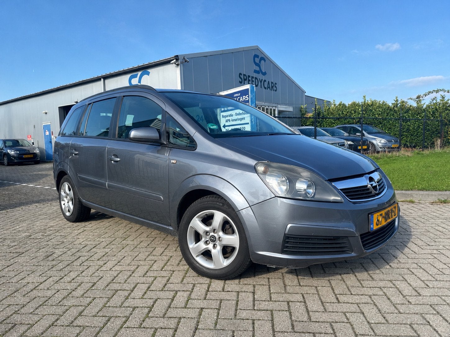 Opel Zafira 1.8 Business 7Persoons Automaat Airco, Stof, Gebruikt, Zwart, 4 cilinders