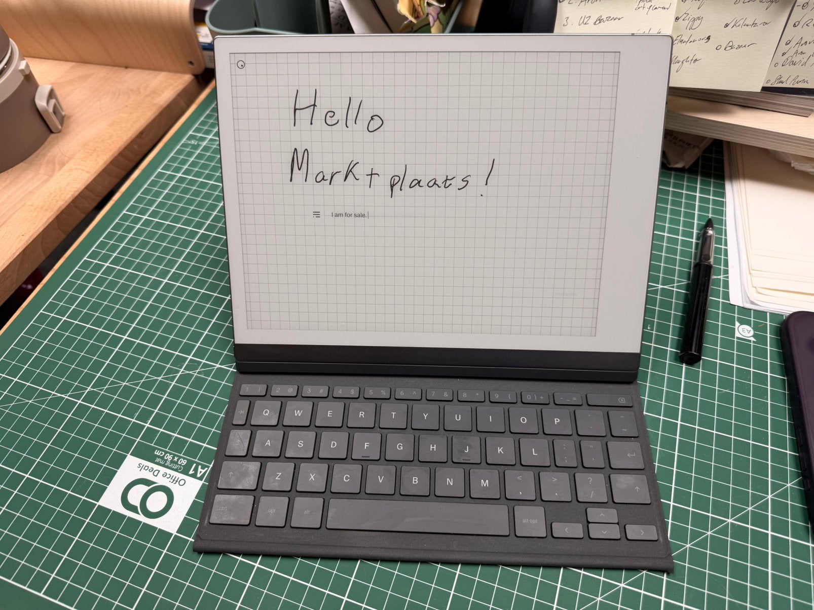 reMarkable 2,  Type Folio Keyboard & Lamy EMR Pen, Computers en Software, Tekentablets, Ophalen of Verzenden, Gebruikt