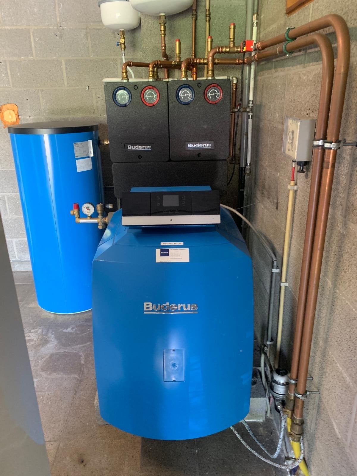 Buderus Logamax 22KW Condensatie Stookolie-installatie met B, Ophalen, Hoog rendement (Hr), Cv-ketel of Combi-ketel, Zo goed als nieuw