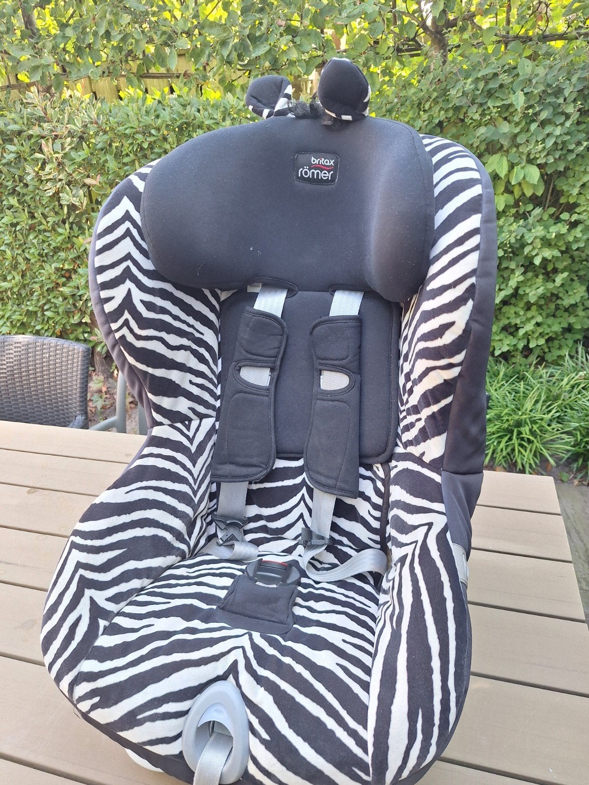 Britax Römer King II autostoel zebraprint 9-18 kg, Ophalen, Romer, 9 t/m 18 kg, Zijbescherming