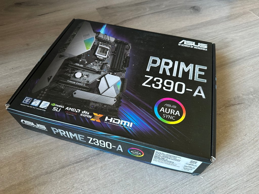 ASUS PRIME Z390-A – Intel Z390 / LGA1151 ATX-moederbord, Computers en Software, LGA 1151, DDR4, Ophalen of Verzenden, Zo goed als nieuw