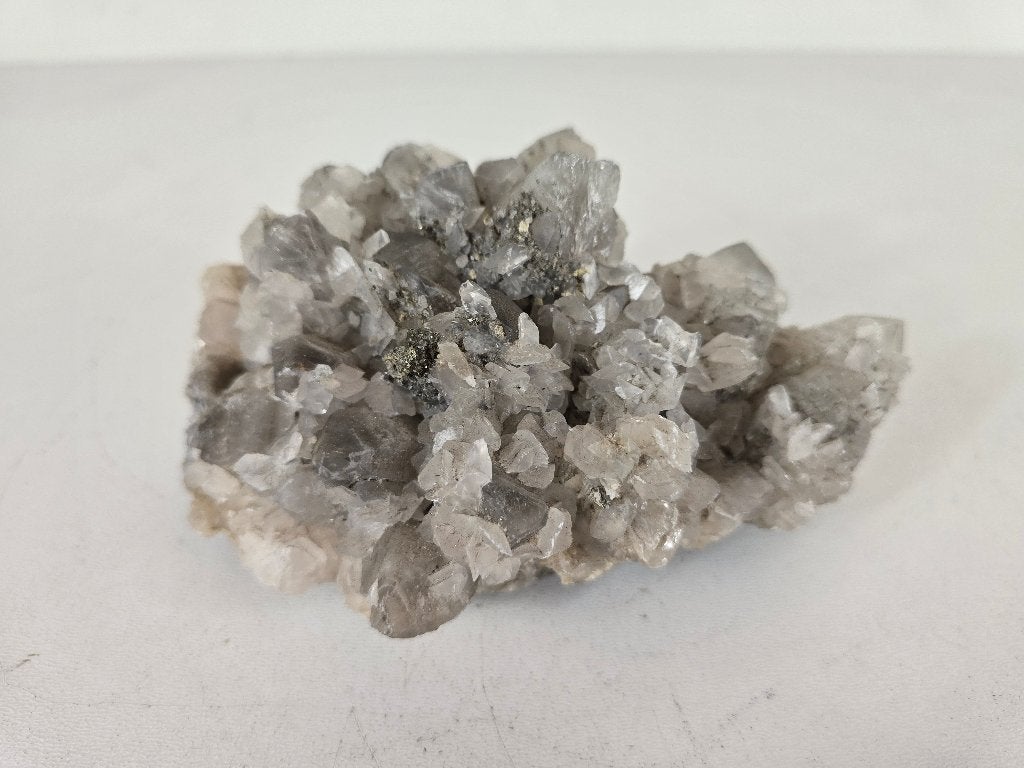Galeniet en kwarts mineralencluster hydrothermale combinatie, Ophalen of Verzenden, Mineraal