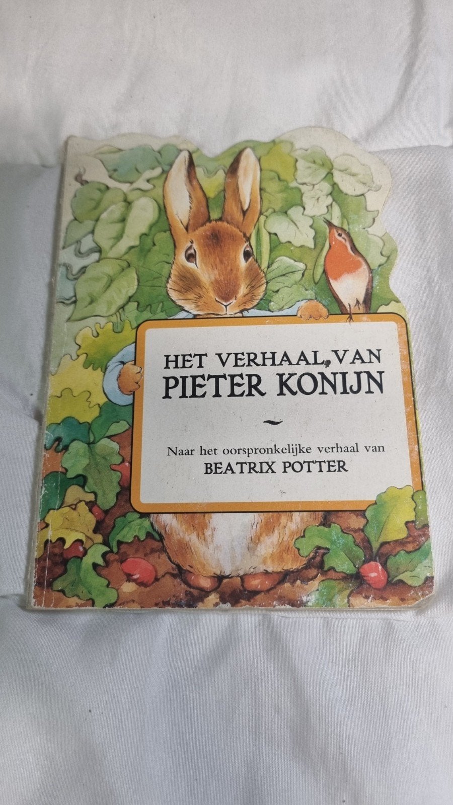 Het Verhaal van Pieter Konijn - Oud Kartonboekje, Gelezen, Beatrix Potter, Jongen of Meisje, Ophalen of Verzenden