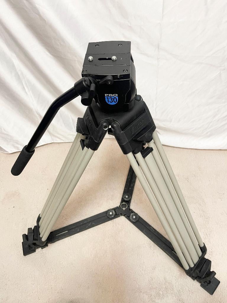 Vinten PRO 130 Professionele Aluminum statief + kop + Tas, Audio, Tv en Foto, Fotografie | Statieven en Balhoofden, N, Minder dan 150 cm