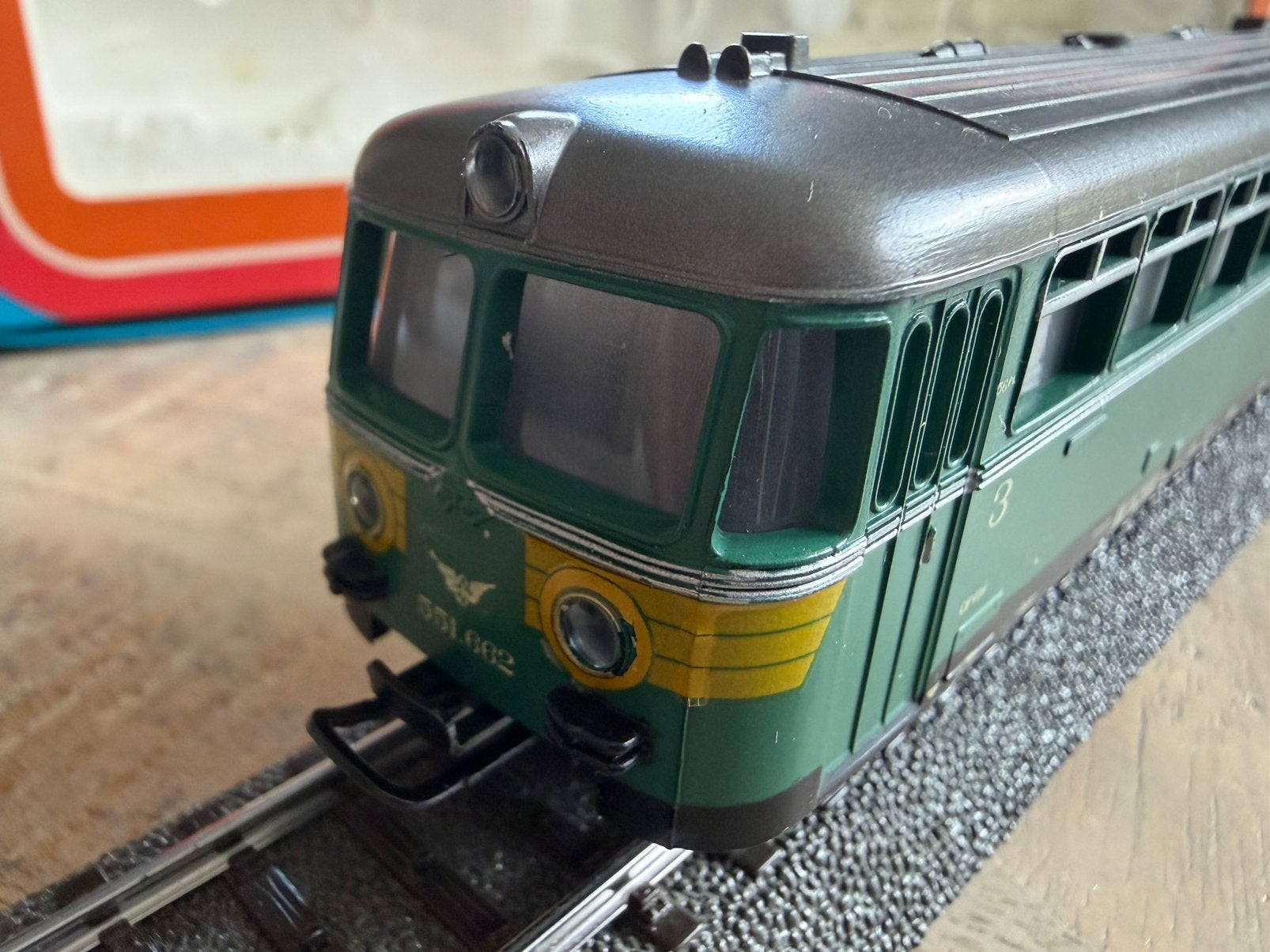 Märklin 3135 H0 Railbus NMBS MFX, Wisselstroom, Ophalen of Verzenden, Zo goed als nieuw, Analoog