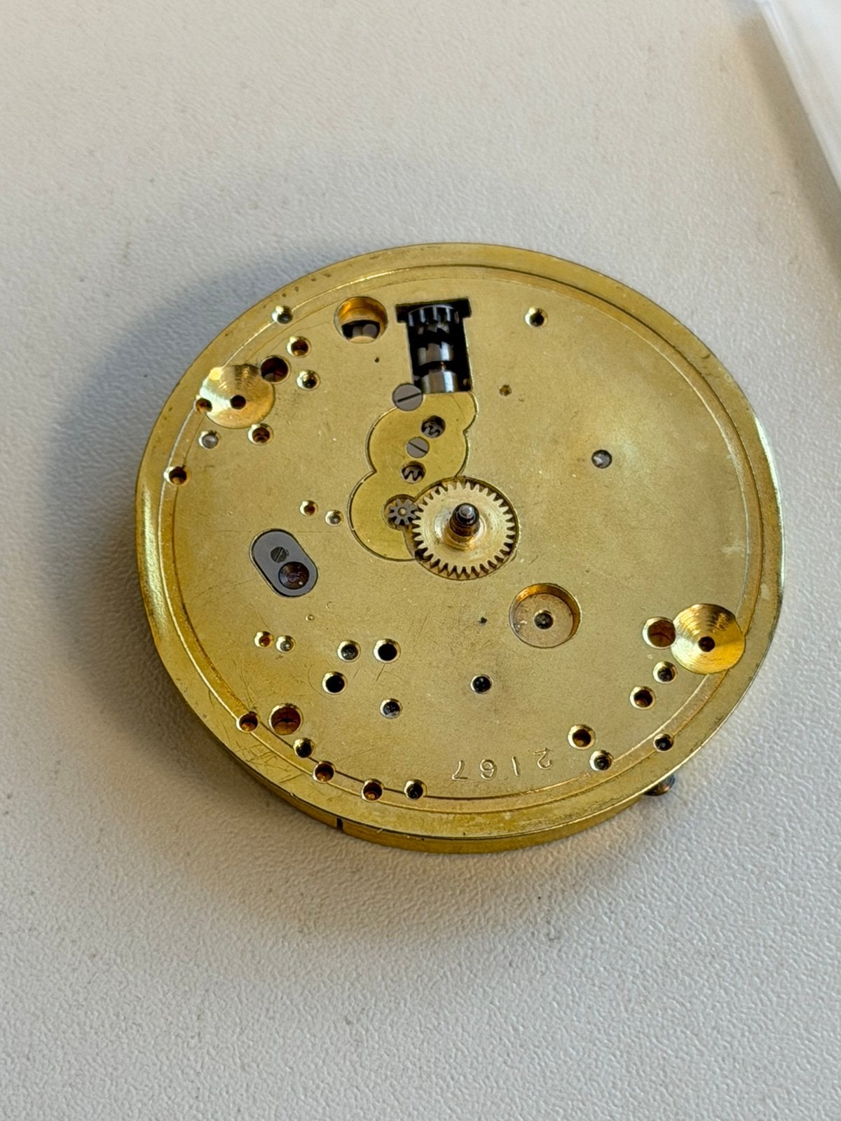 Antiek Zenith zakhorloge horloge uurwerk 2332167 + wijzers, Antiek en Kunst, Ophalen of Verzenden