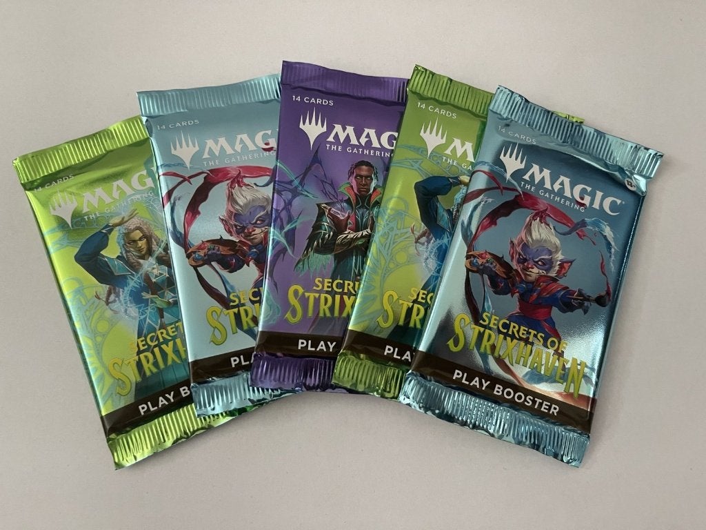 5x Secrets of Strixhaven Booster English Magic The Gathering, Ophalen of Verzenden, Nieuw, Booster