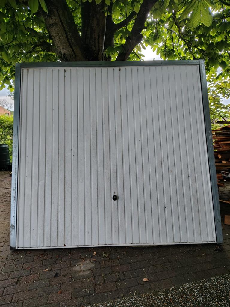 Garagedeur Hörmann, Ophalen, Gebruikt, Garagedeur, 120 cm of meer