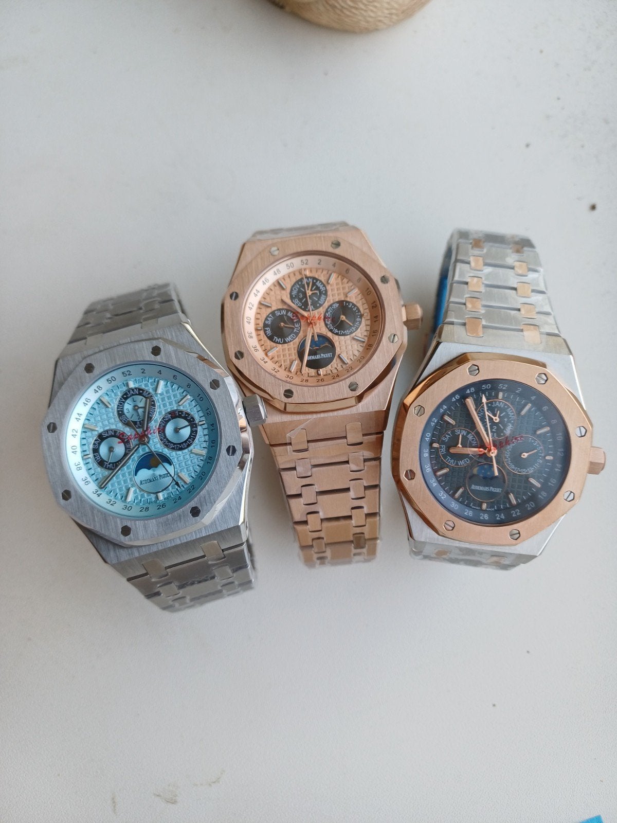 4x Audemars Piguet Royal Oak, Ophalen of Verzenden, Nieuw, Staal, Overige merken