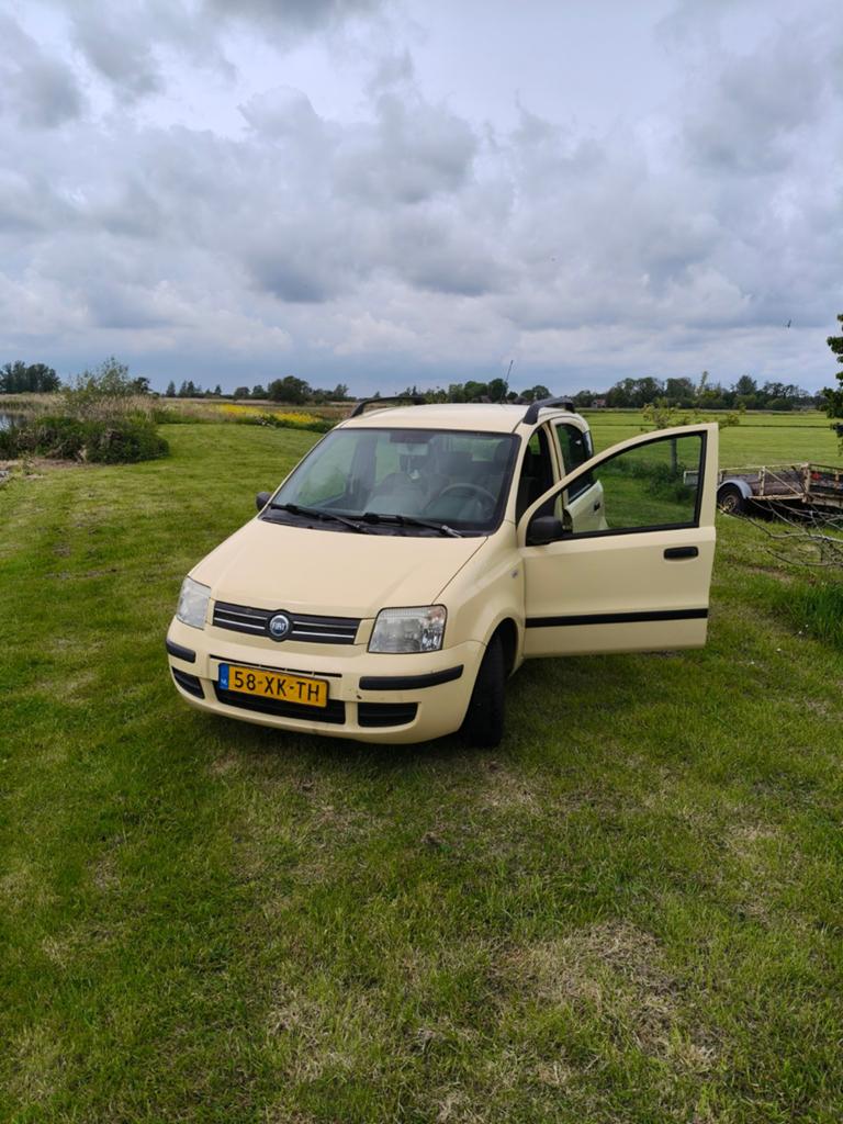 Fiat Panda 1.2 44KW 60PK 2007 Geel, Auto's, Fiat, Particulier, Panda, Airconditioning, Centrale vergrendeling, Dakrails, Radio