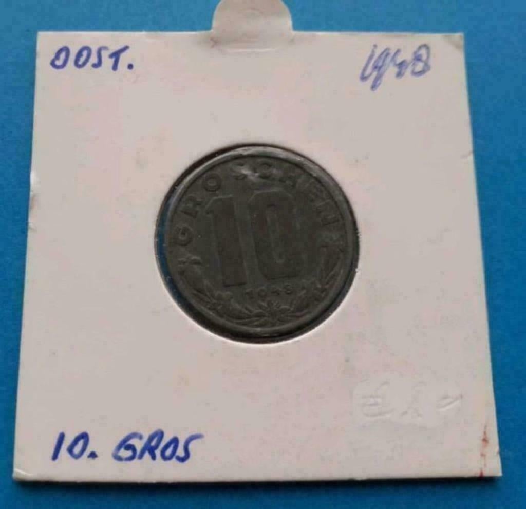 Oostenrijk 10 Groschen - 1948, Verzenden, Oostenrijk, Losse munt