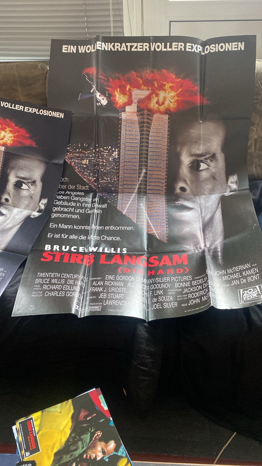 Die Hard A00 a0 plus kleinere posters, Ophalen of Verzenden, A1 t/m A3, Film en Tv, Rechthoekig Staand