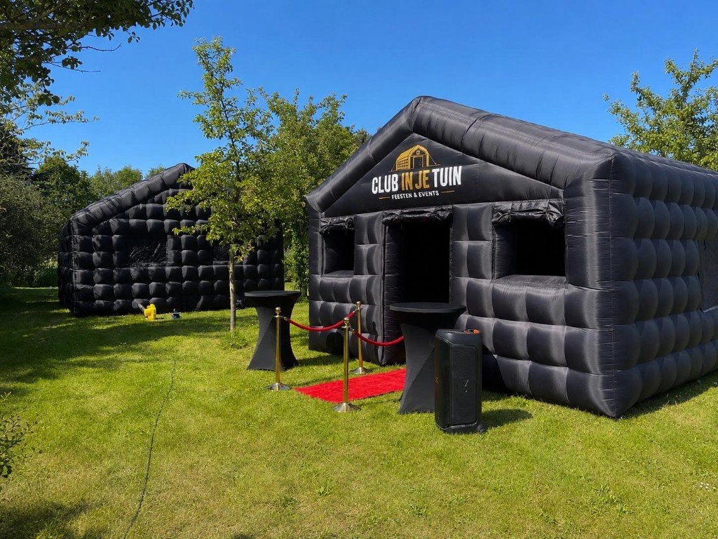 Opblaasbare discotent huren | Nightclub in je eigen tuin, Partytent, Nieuw, 4 tot 6 meter, 5 tot 8 meter