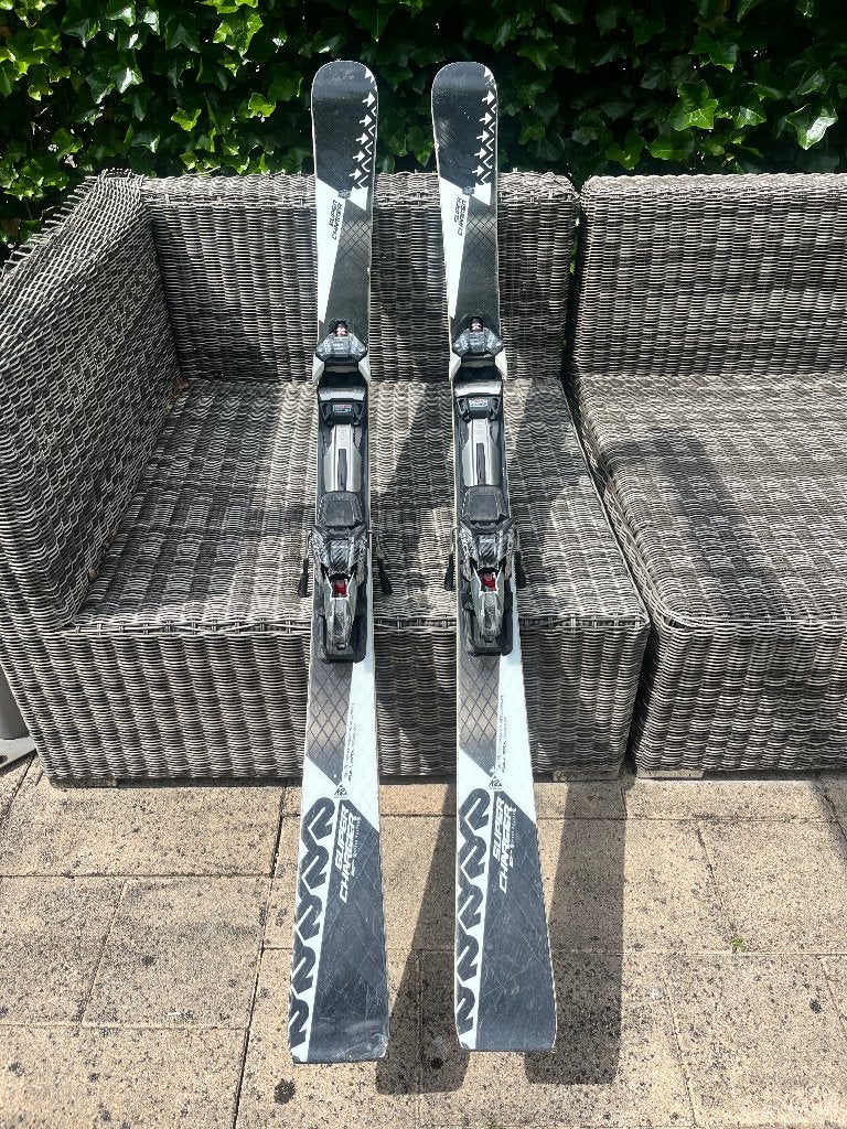 K2 supercharger skies 161cm inclusief bindingen, 160 tot 180 cm, Gebruikt, Skiën, Ski's
