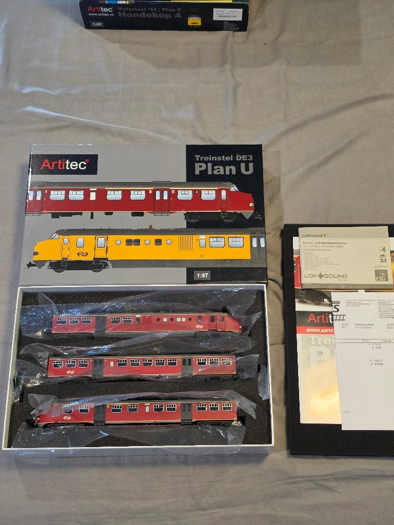 Artitec NS Plan U 134 DCC Sound h0 22 351 01, Overige merken, Treinset, Gelijkstroom, Nieuw