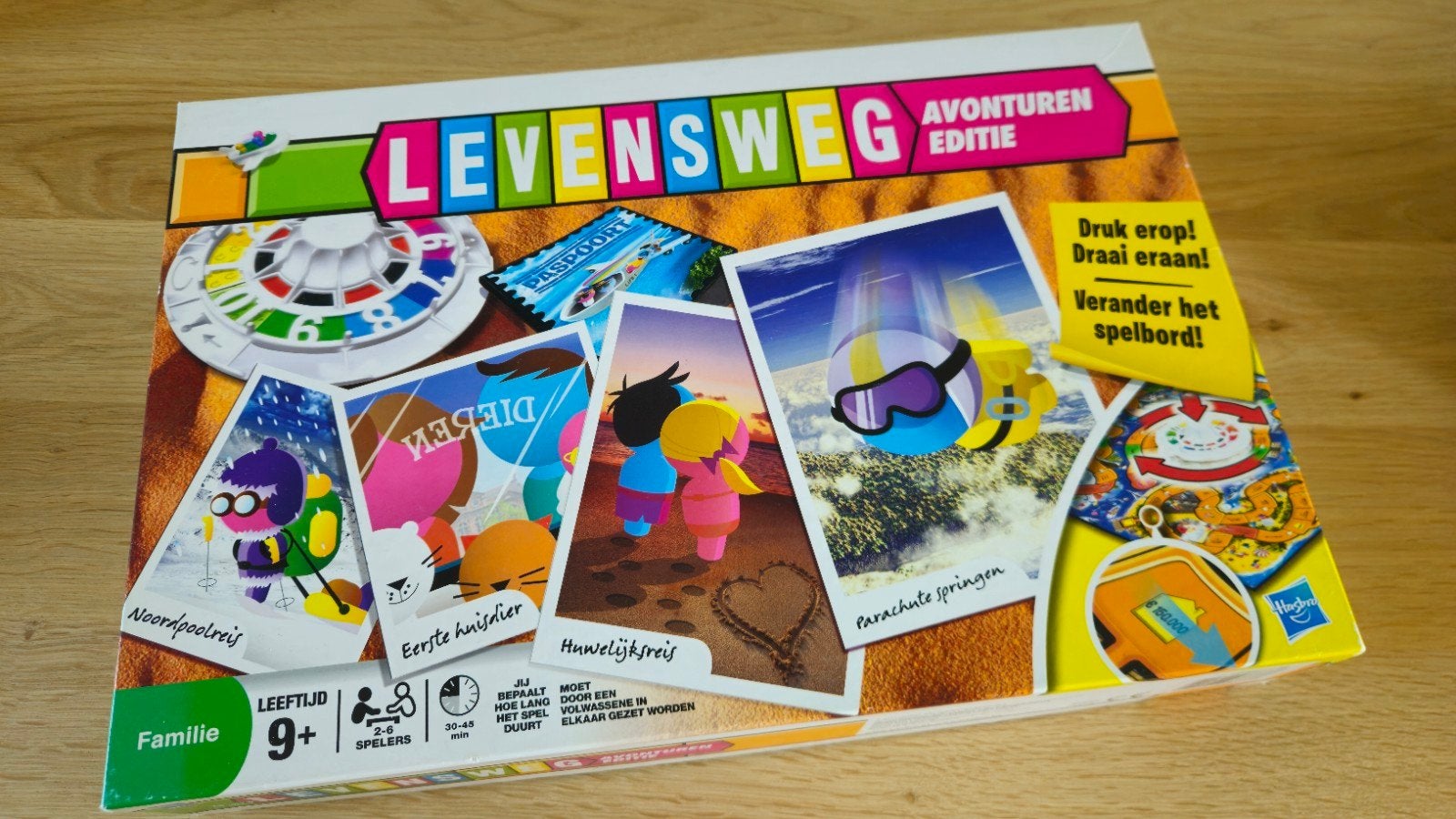 Spel Levensweg Avonturen Editie, Hobby en Vrije tijd, Gezelschapsspellen | Bordspellen, Vijf spelers of meer, Ophalen, Zo goed als nieuw