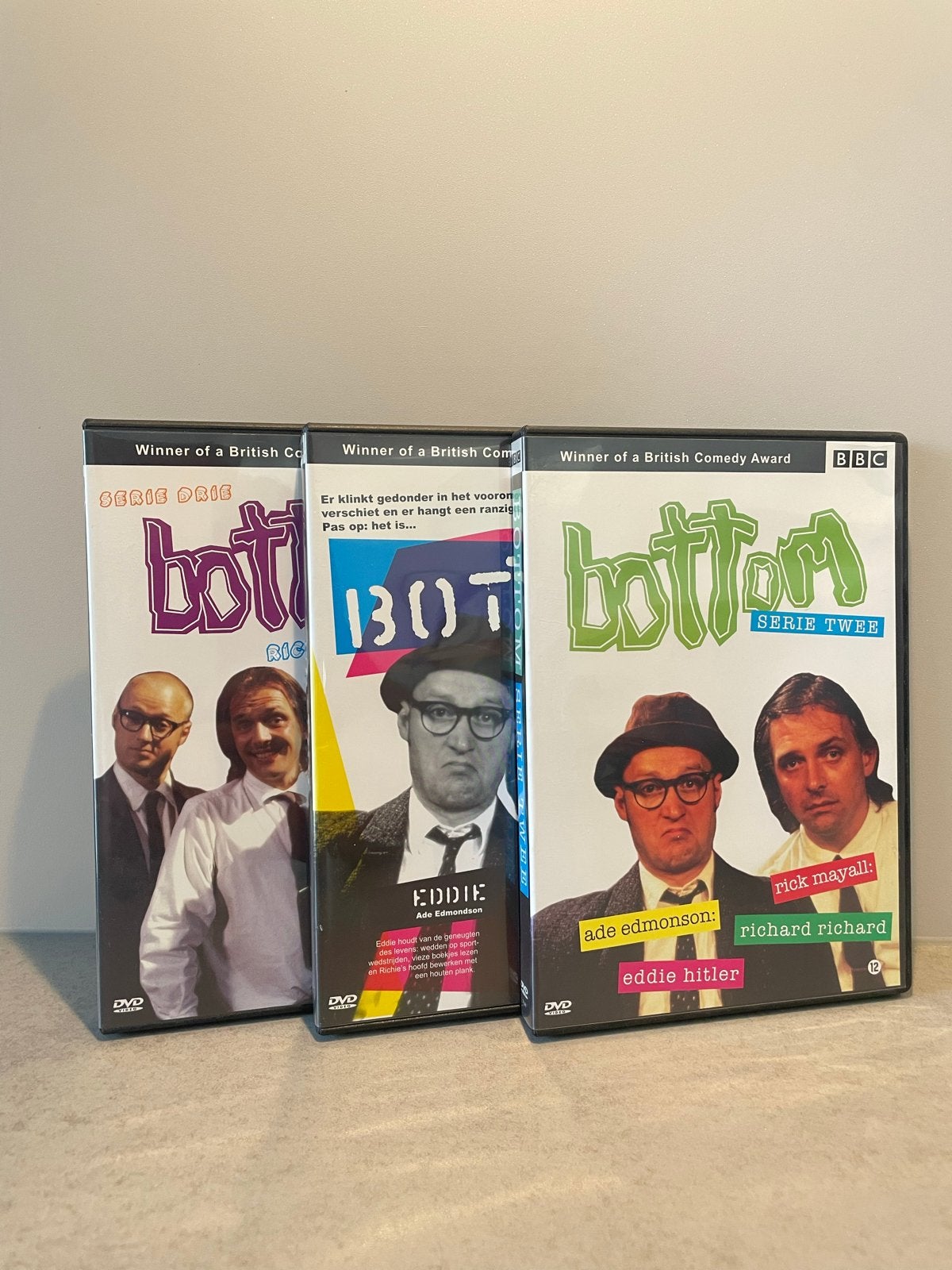 Bottom DVD Boxset - Serie 1, 2 & 3 (BBC Comedy), Cd's en Dvd's, Dvd's | Tv en Series, Gebruikt, Boxset, Ophalen of Verzenden, Komedie