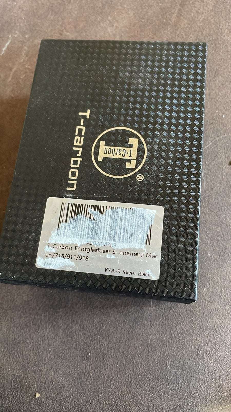 T-Carbon Echtglasfaser Sleutelhoes Porsche 911/718/918, Ophalen of Verzenden, Nieuw