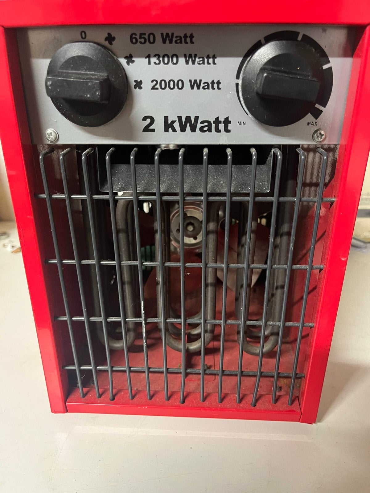Elektrische werkplaats kachel 230 volt !, Ophalen of Verzenden, Gebruikt