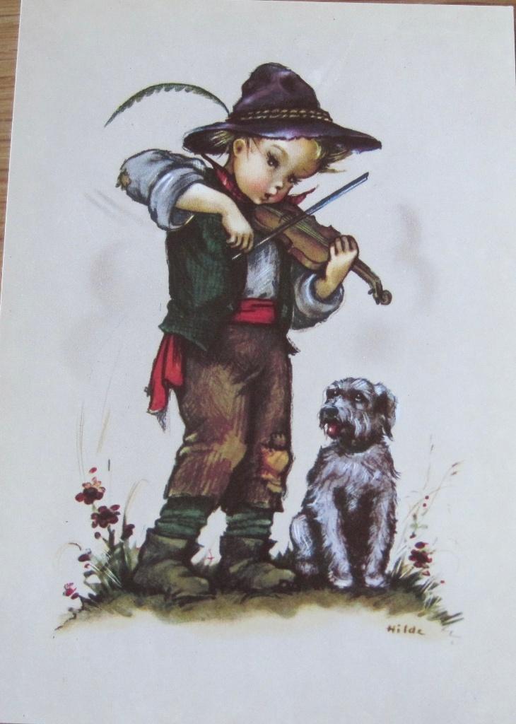 jongen speelt harmonica en meisje zingt - nieuw, Verzenden, 1980 tot heden, Ongelopen, Kinderen