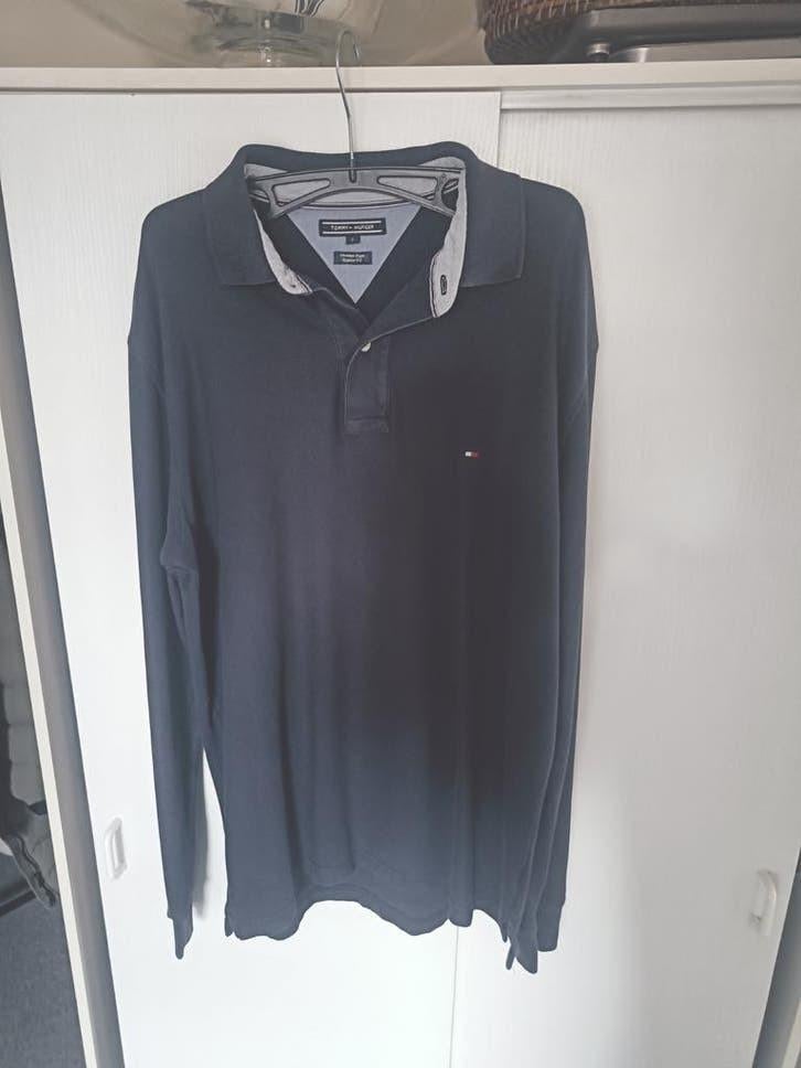 Tommy Hilfiger poloshirt, Kleding | Heren, Polo's, Ophalen of Verzenden, Zo goed als nieuw, Maat 52/54 (L), Blauw