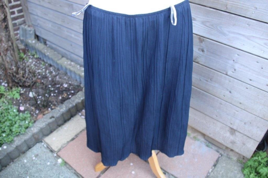 Rok donkerblauw Sommerman mt 44 Vaste prijs, Kleding | Dames, Maat 42/44 (L), Ophalen of Verzenden, Zo goed als nieuw, Knielengte