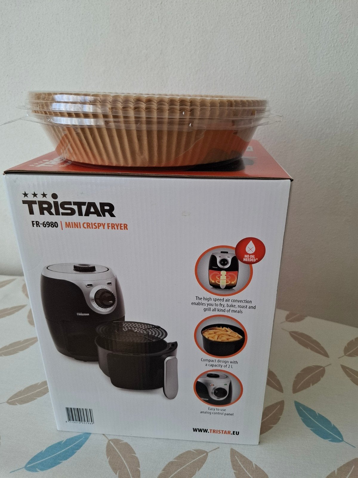 Tristar FR-6980 Mini Crispy Fryer - Compacte Airfryer, Ophalen