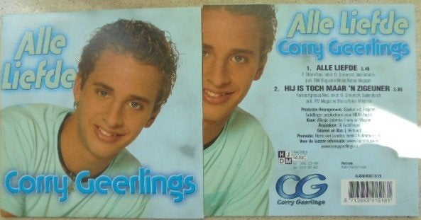 CORRY GEERLINGS Alle liefde NIEUWE CD-Single 8713953415181, Ophalen of Verzenden, Nieuw in verpakking, Levenslied of Smartlap