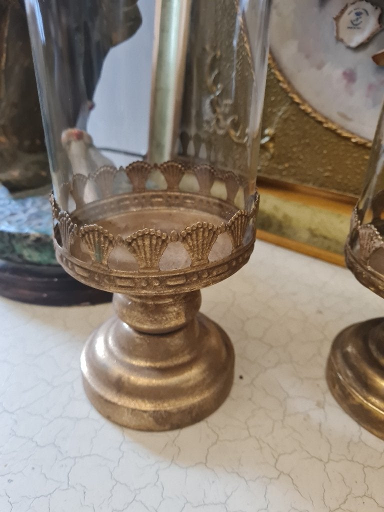 old look windlichtjes p/st 13.95, Huis en Inrichting, Heikant 21 Kaatsheuvel, Windlicht, Belle Vieille Brocante, Nieuw