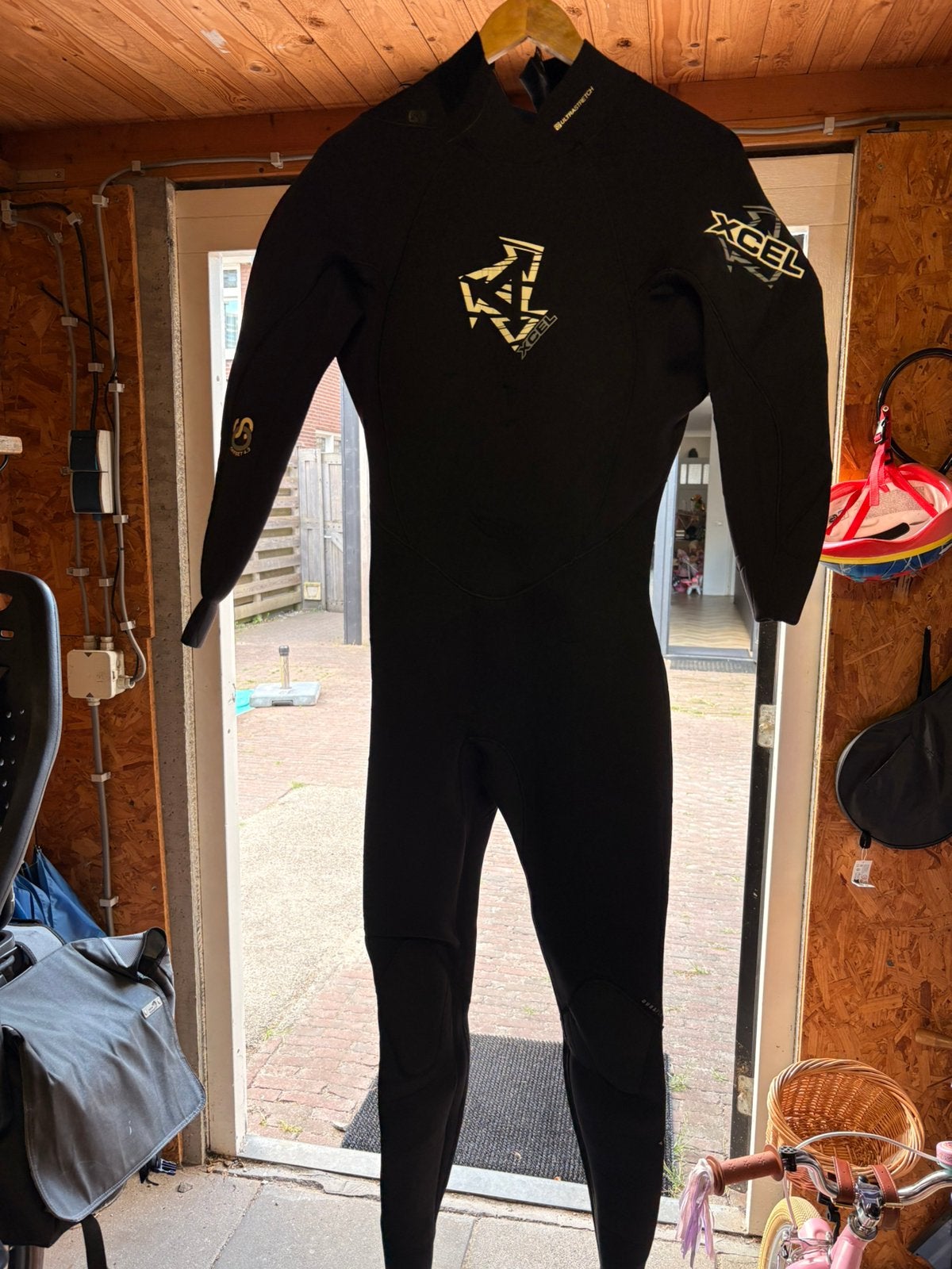 Xcel Hawaii Wetsuit 4/3mm (Rugrits) – Maat L, Ophalen, Wetsuit, Heer, Zo goed als nieuw