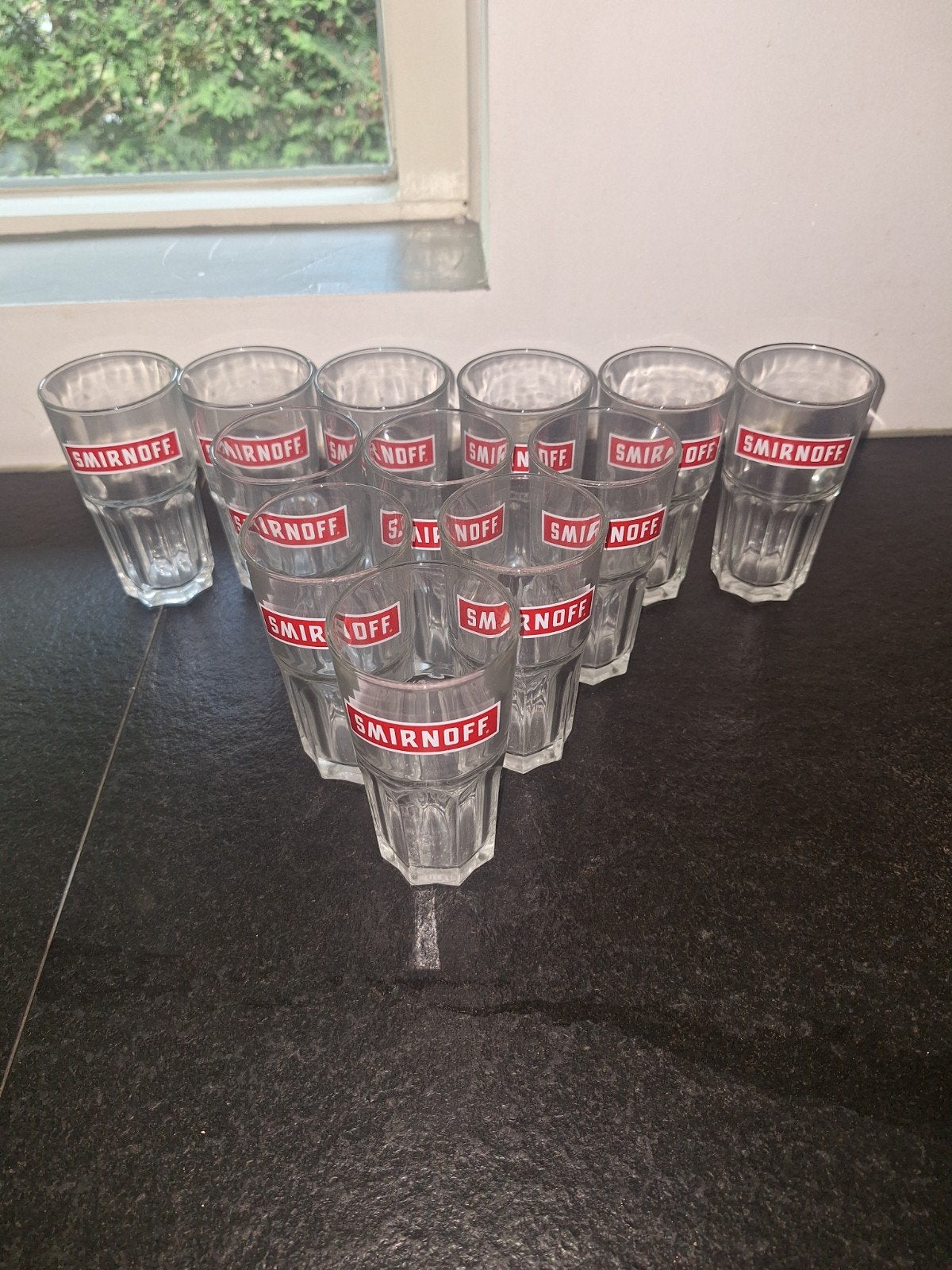 Smirnoff drinkglazen 12 stuks in originele verpakking nieuw, Ophalen of Verzenden, Nieuw, Overige typen