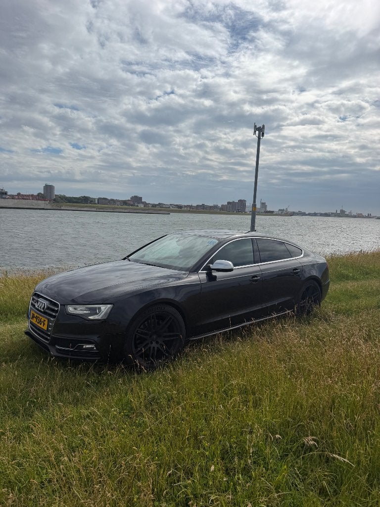 Audi S5 3.0 Tfsi Sportback Quattro S-tr 2012 Zwart, Auto's, Audi, Automaat, Bluetooth, 2995 cc, 4 stoelen