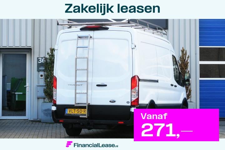 Ford Transit 2.0 TDCI L2H2 130pk EURO6 3 pers 1e Eigenaar, Voorwielaandrijving, Stof, 4 cilinders, Origineel Nederlands