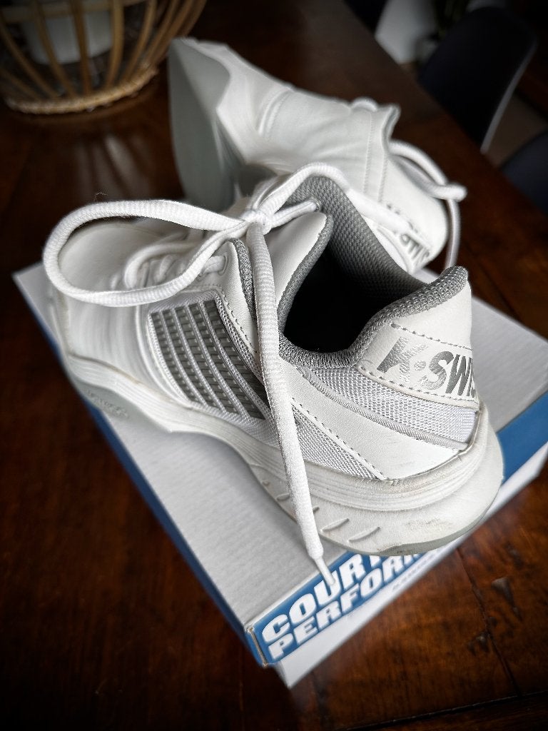 Dames witte K-Swiss tennisschoenen - Maat 38, L2, Gebruikt, K-Swiss, Schoenen