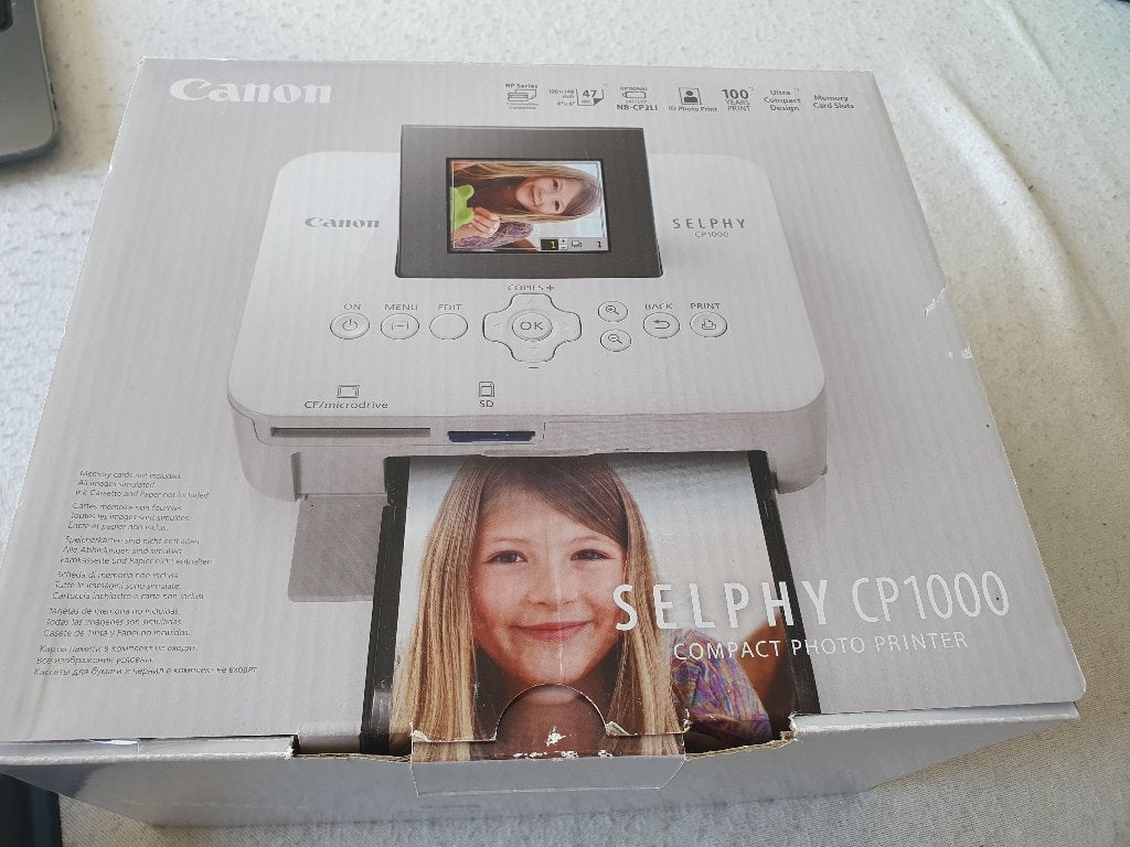 Canon selphy cp1000 nieuw in doos, Computers en Software, Printers, Nieuw, Fotoprinter, Thermo-printer, Kleur printen, Ophalen of Verzenden