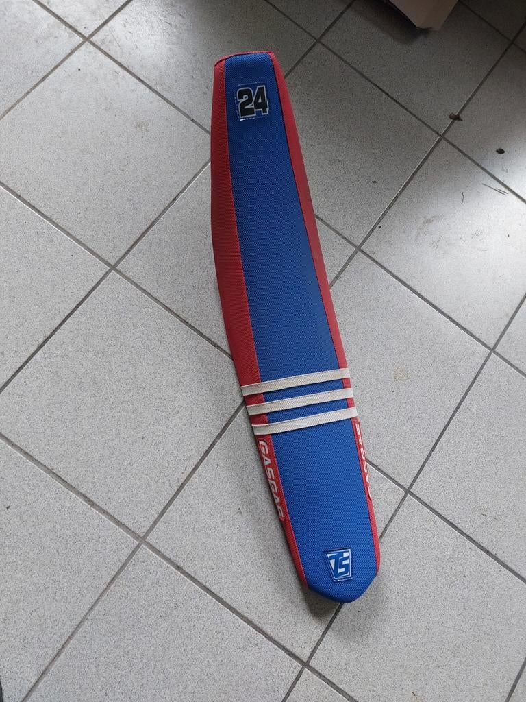 GasGas MCF Zadel - Rood/Blauw, Ophalen of Verzenden, Gebruikt