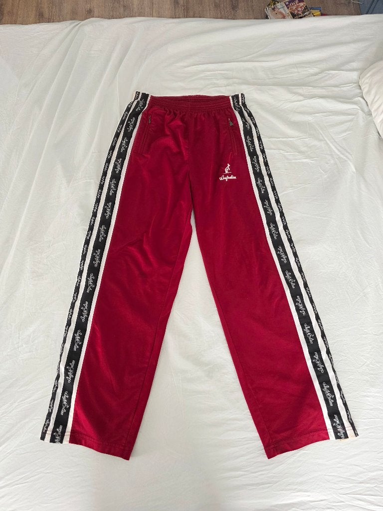 Rare ! Dubbele bies + knopen ausralian broek glimmer rood, Kleding | Heren, Sportkleding, Ophalen of Verzenden, Zo goed als nieuw