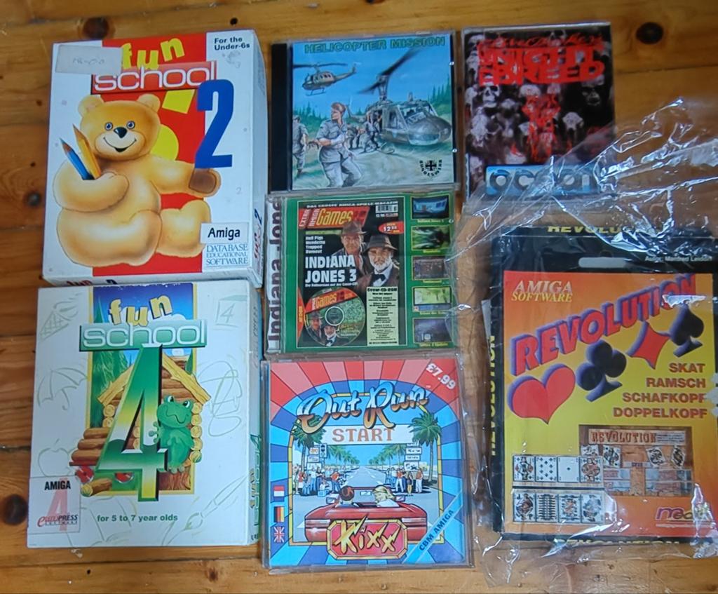 Commodore Amiga Game Bundle, Spellen (7 Games), Ophalen of Verzenden, Zo goed als nieuw