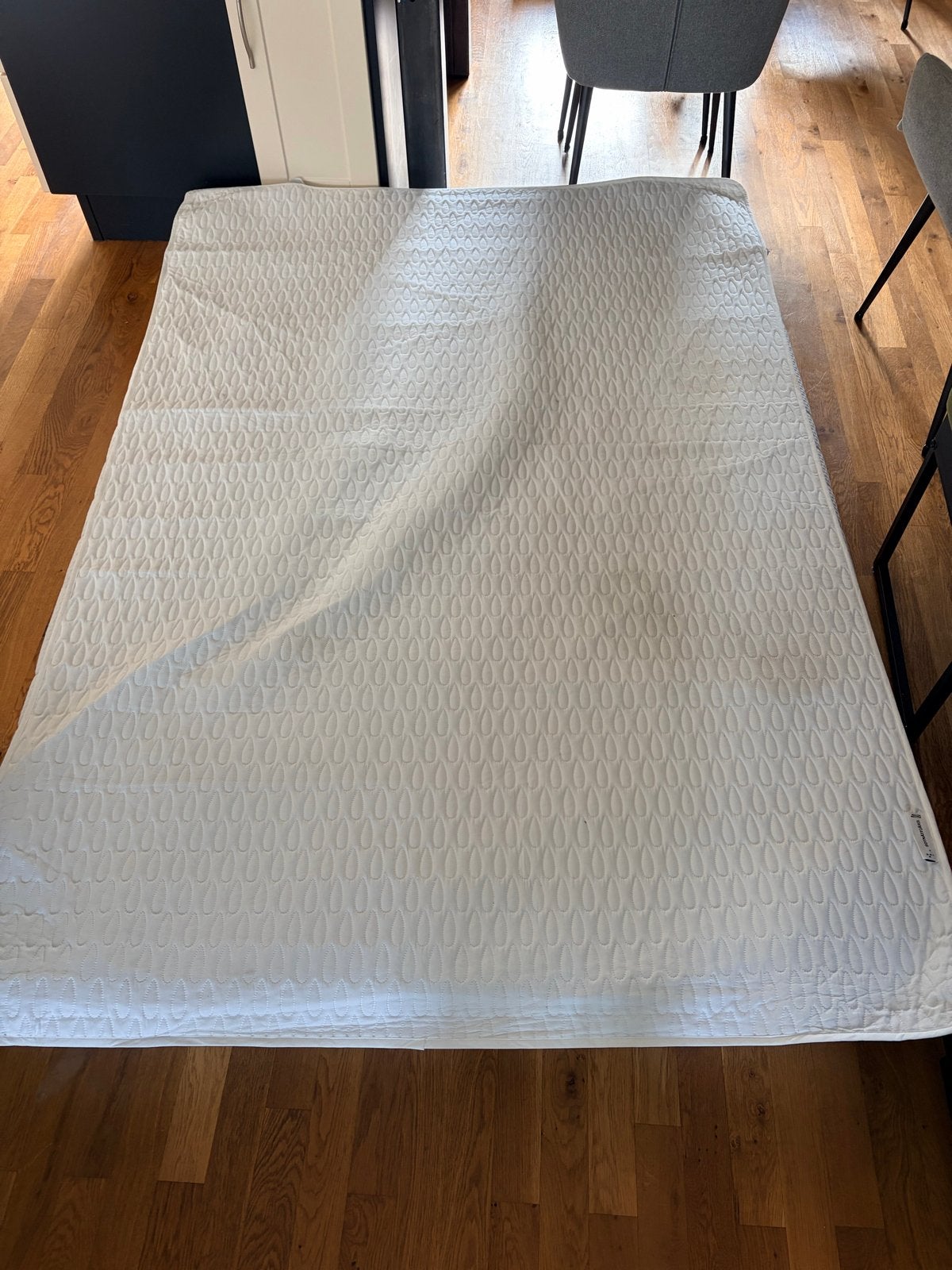 IKEA Matras 140x200 - Gebruikt in camper, hoes wasbaar, Ophalen, Gebruikt, Tweepersoons, 140 cm